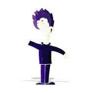 cartoon vampire man N11