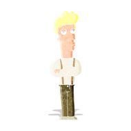 cartoon unimpressed man