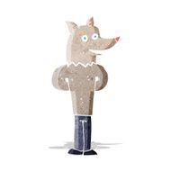 cartoon wolf man N6