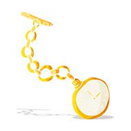 Cartoon Old Pocket Watch N2