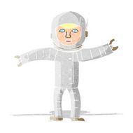 cartoon space man N20