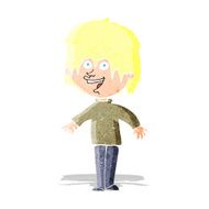 cartoon excited man N33