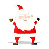 jolly santa cartoon