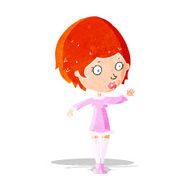 cartoon pretty woman N24