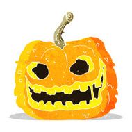 cartoon spooky pumpkin N4
