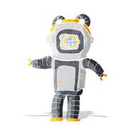 cartoon deep sea diver N3