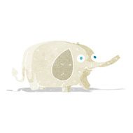 cartoon funny little elephant