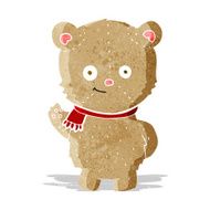 Cartoon Bear Waving N2