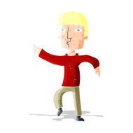cartoon dancing man N32