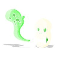 cartoon spooky skull N27