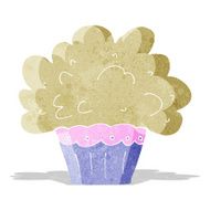 cartoon big cupcake