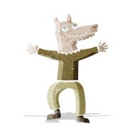cartoon wolf man N9
