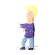 cartoon man gesturing N4