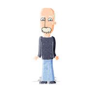 cartoon dad shrugging shoulders