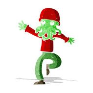 cartoon alien monster man N2