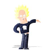 cartoon nasty boy
