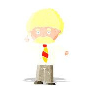 Cartoon Man With Mustache N23