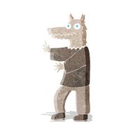 cartoon funny werewolf