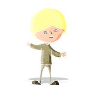 cartoon unhappy boy N5