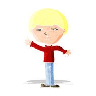 cartoon mean man