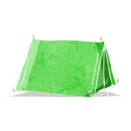 cartoon traditional tent