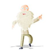 cartoon stressed old man N2