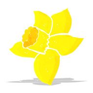 cartoon daffodil