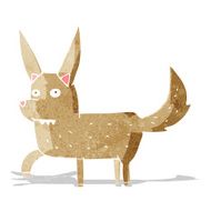 cartoon wild dog