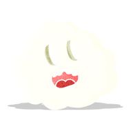 cartoon spooky cloud