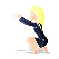 cartoon womn casting spel