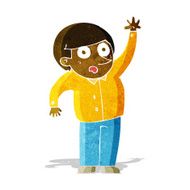 Cartoon Man Asking Question N42
