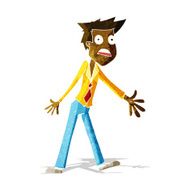 cartoon stressed man N15