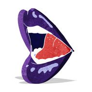 cartoon open mouth N4