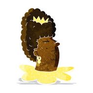 cartoon queen head N2