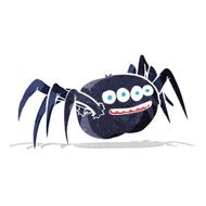 cartoon spooky spider N5