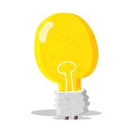 cartoon electric light bulb N9