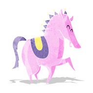 cartoon prancing horse N4