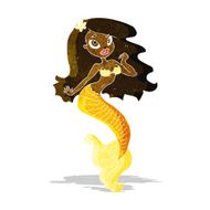 cartoon pretty mermaid N8