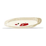 cartoon empty plate N5