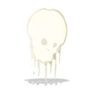 cartoon scary skull N5