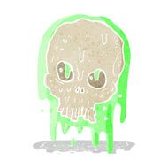 cartoon slimy skull N3
