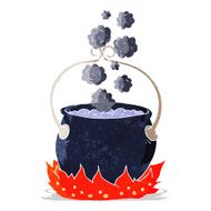 cartoon witch&#039;s cauldron N2