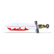 cartoon bloody sword N3
