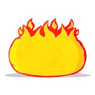 cartoon fire border