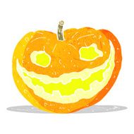 cartoon spooky pumpkin N5