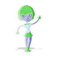 Cartoon Vampire Girl N38