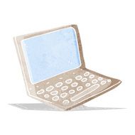Cartoon Laptop Computer N8
