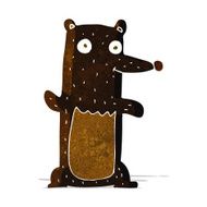 cartoon black bear N2