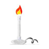 cartoon bunsen burner N5