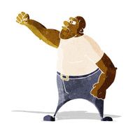 cartoon angry man N25